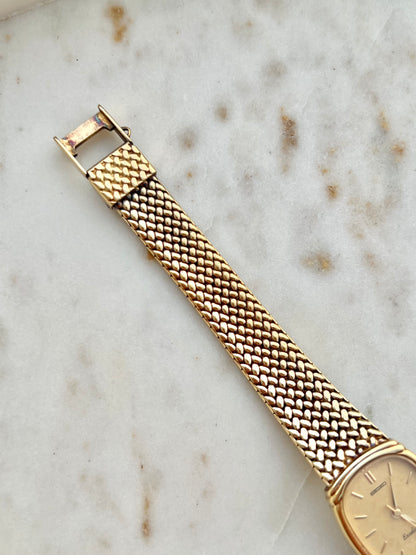 Seiko Exceline Oval Woven Bracelet Women’s Watch