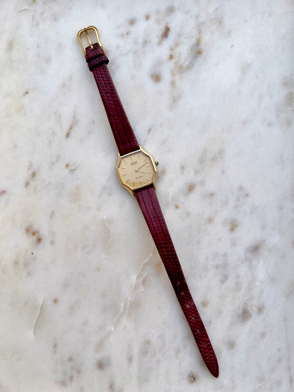 Seiko Exceline Gold Octagonal Women’s Watch