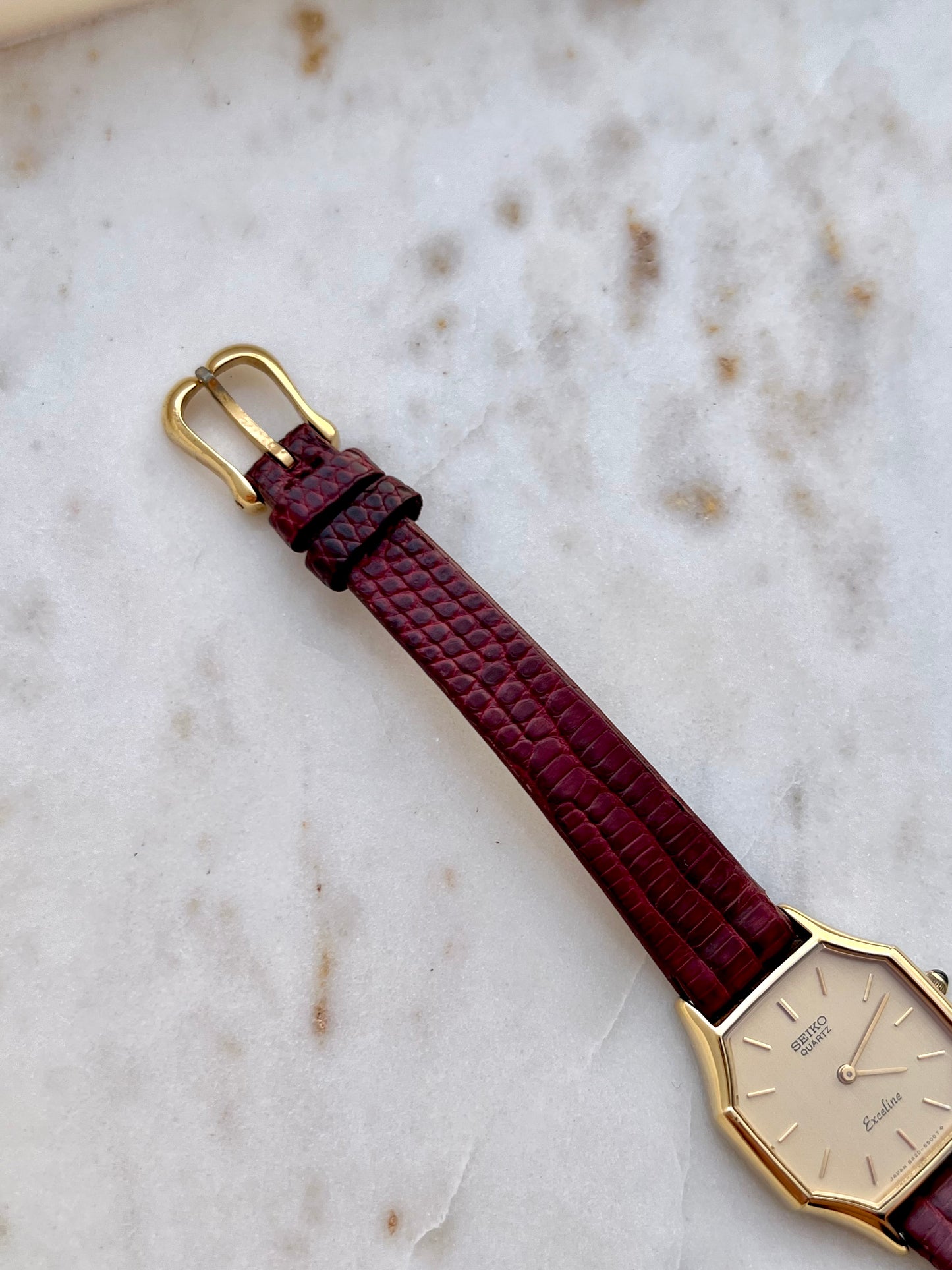 Seiko Exceline Gold Octagonal Women’s Watch