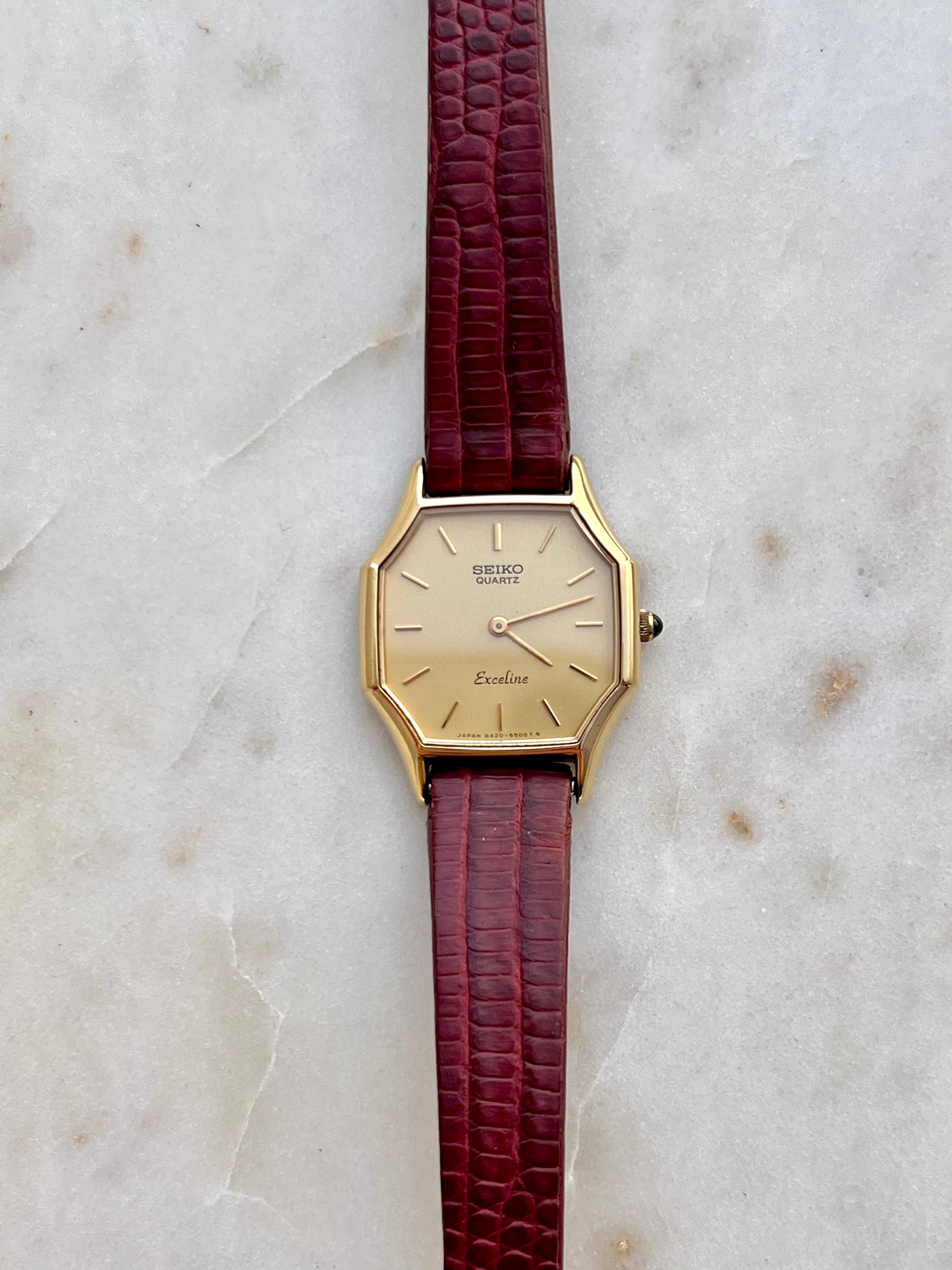 Seiko Exceline Gold Octagonal Women’s Watch
