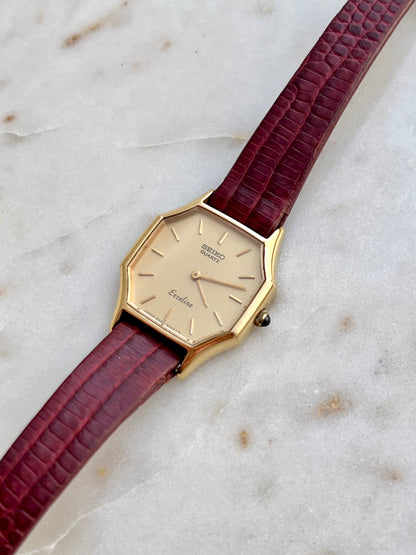 Seiko Exceline Gold Octagonal Women’s Watch