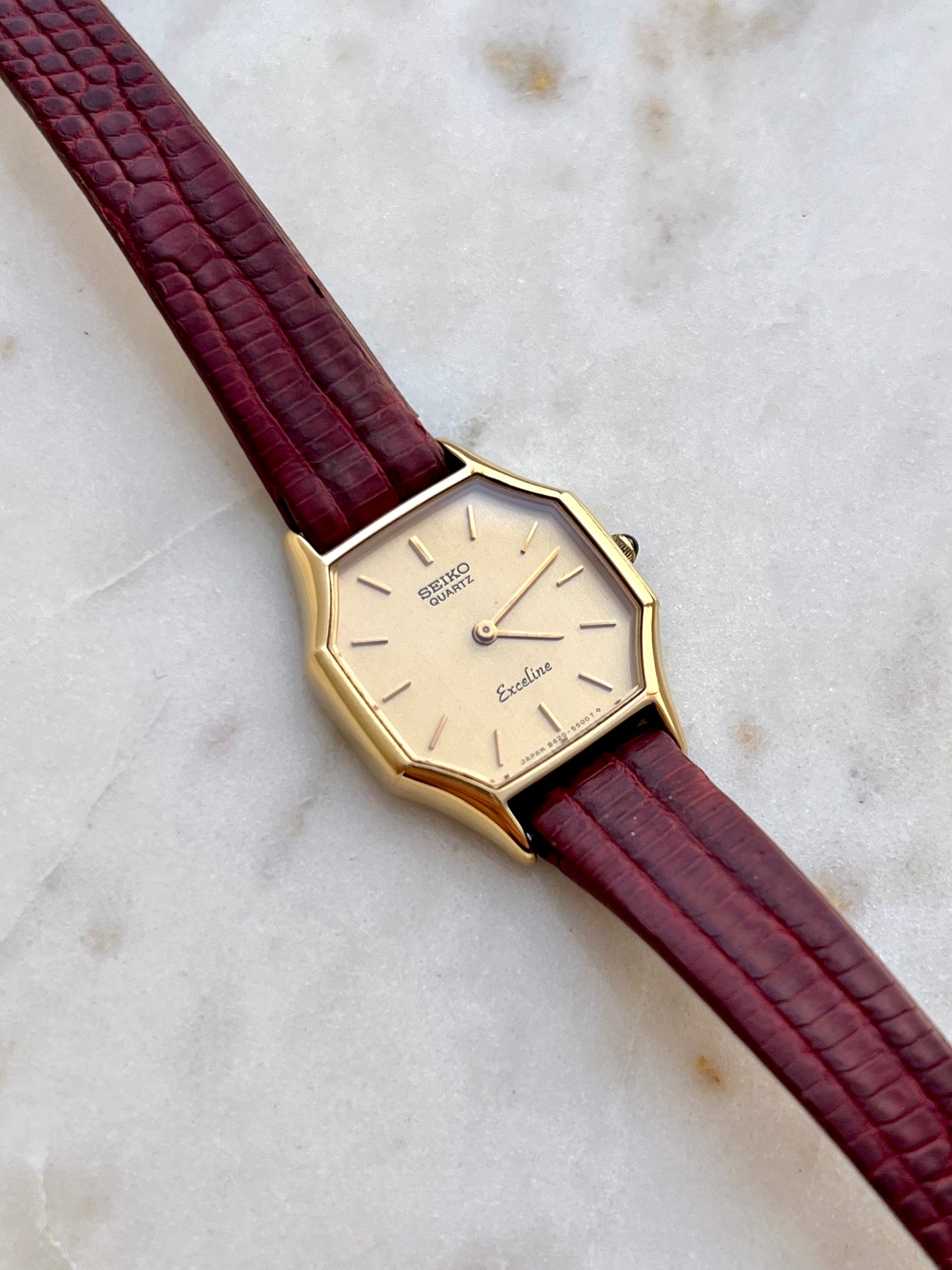Seiko Exceline Gold Octagonal Women’s Watch