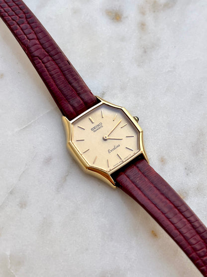 Seiko Exceline Gold Octagonal Women’s Watch