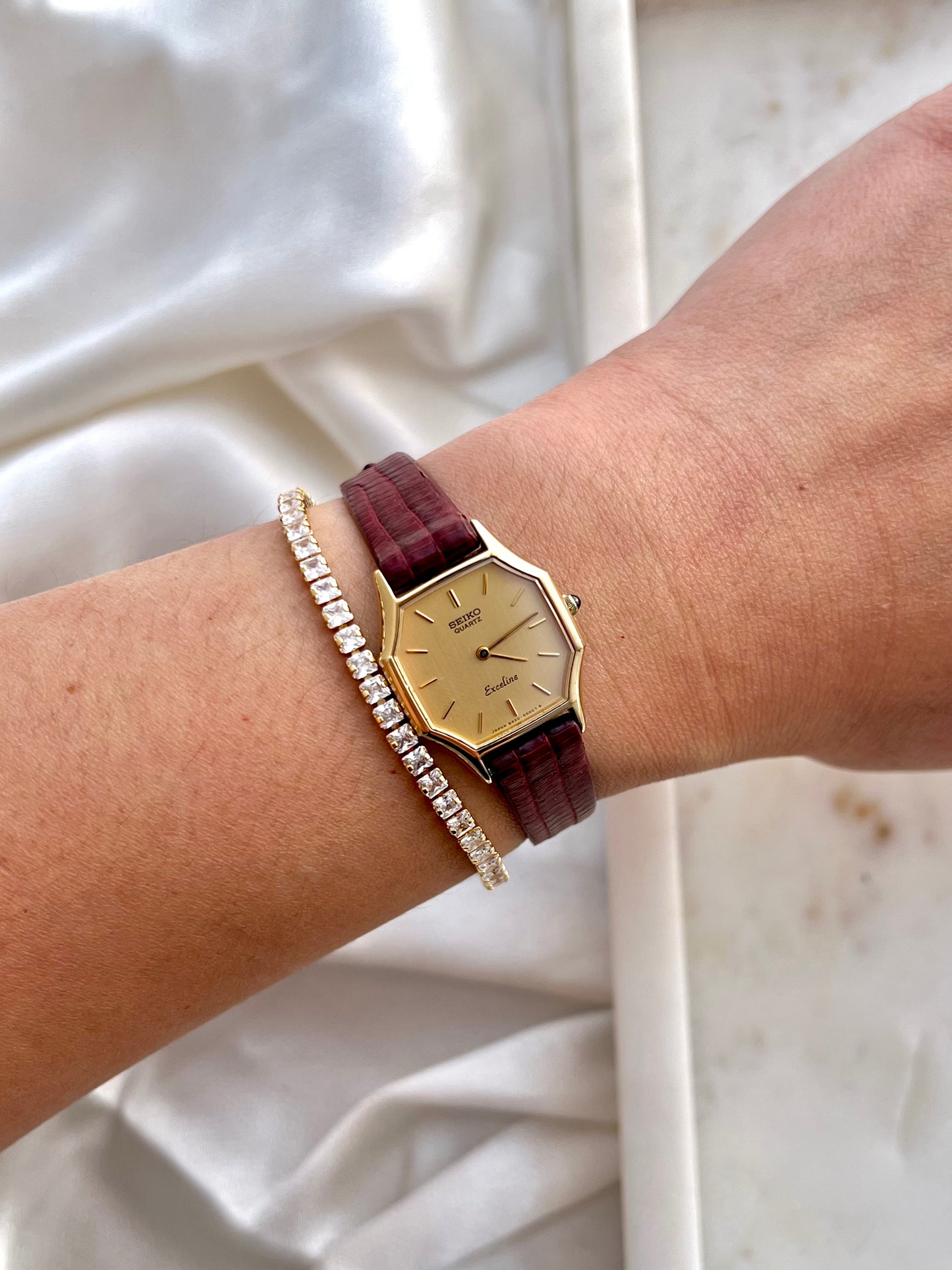 Seiko Exceline Gold Octagonal Women’s Watch