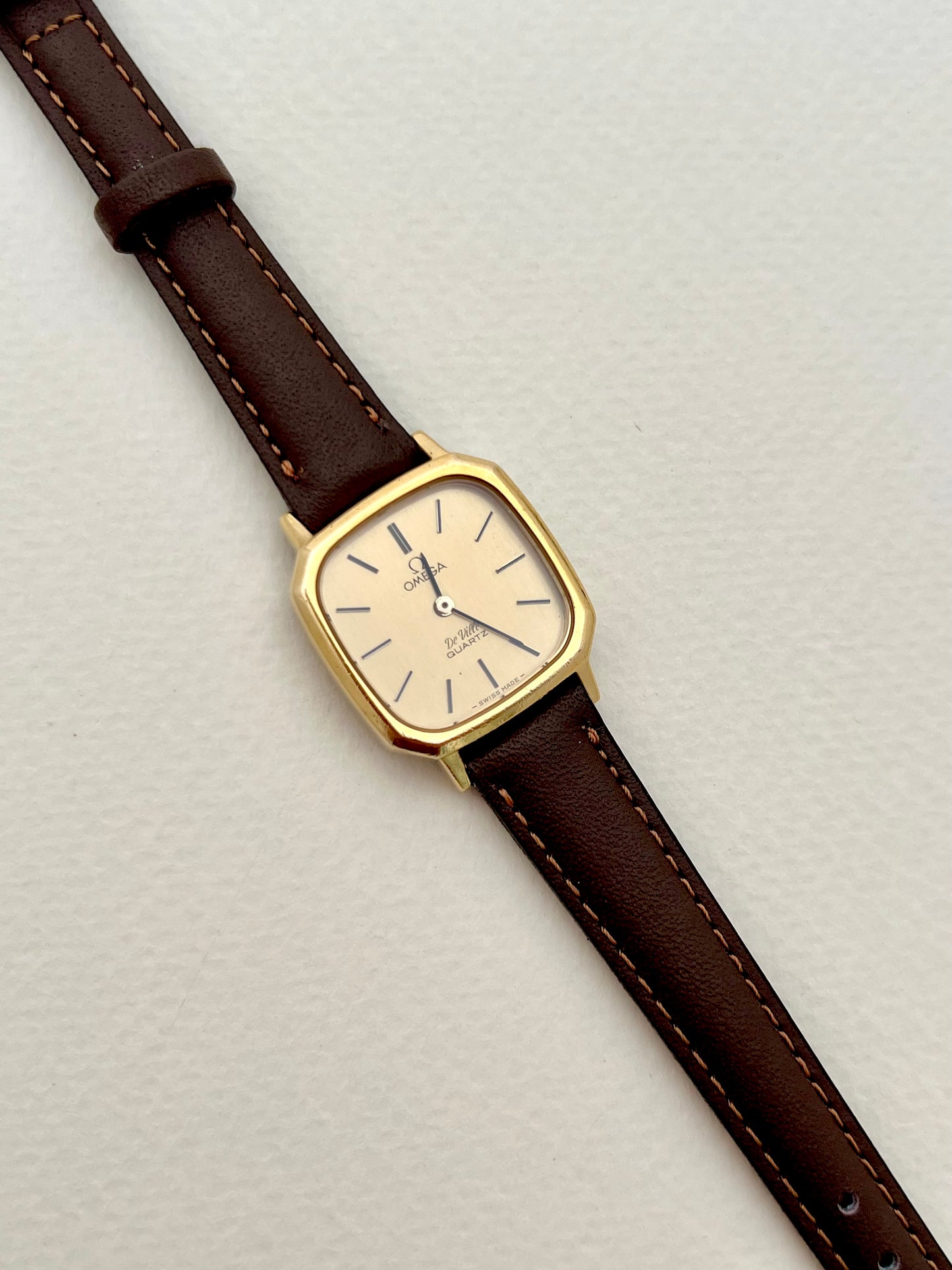 Omega De Ville Gold Toned Soft Octo Women’s Watch