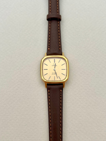 Omega De Ville Gold Toned Soft Octo Women’s Watch