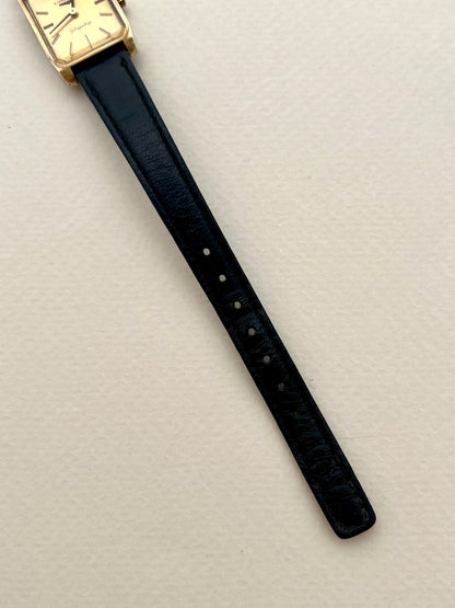 Longines Flagship Champagne Dial Rectangular Gold Tone Women’s Watch