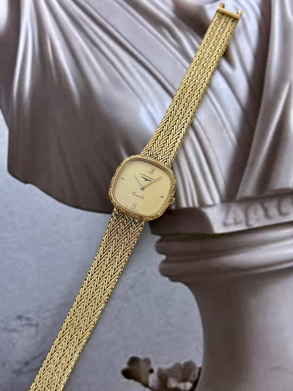 Longines Cushion Gold Braid Women’s Watch