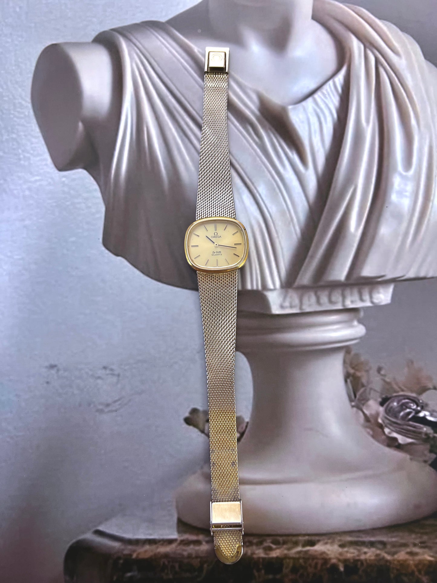 Omega De Ville Gold Mesh Women’s Watch