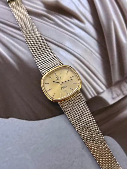 Omega De Ville Gold Mesh Women’s Watch