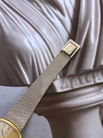 Omega De Ville Gold Mesh Women’s Watch