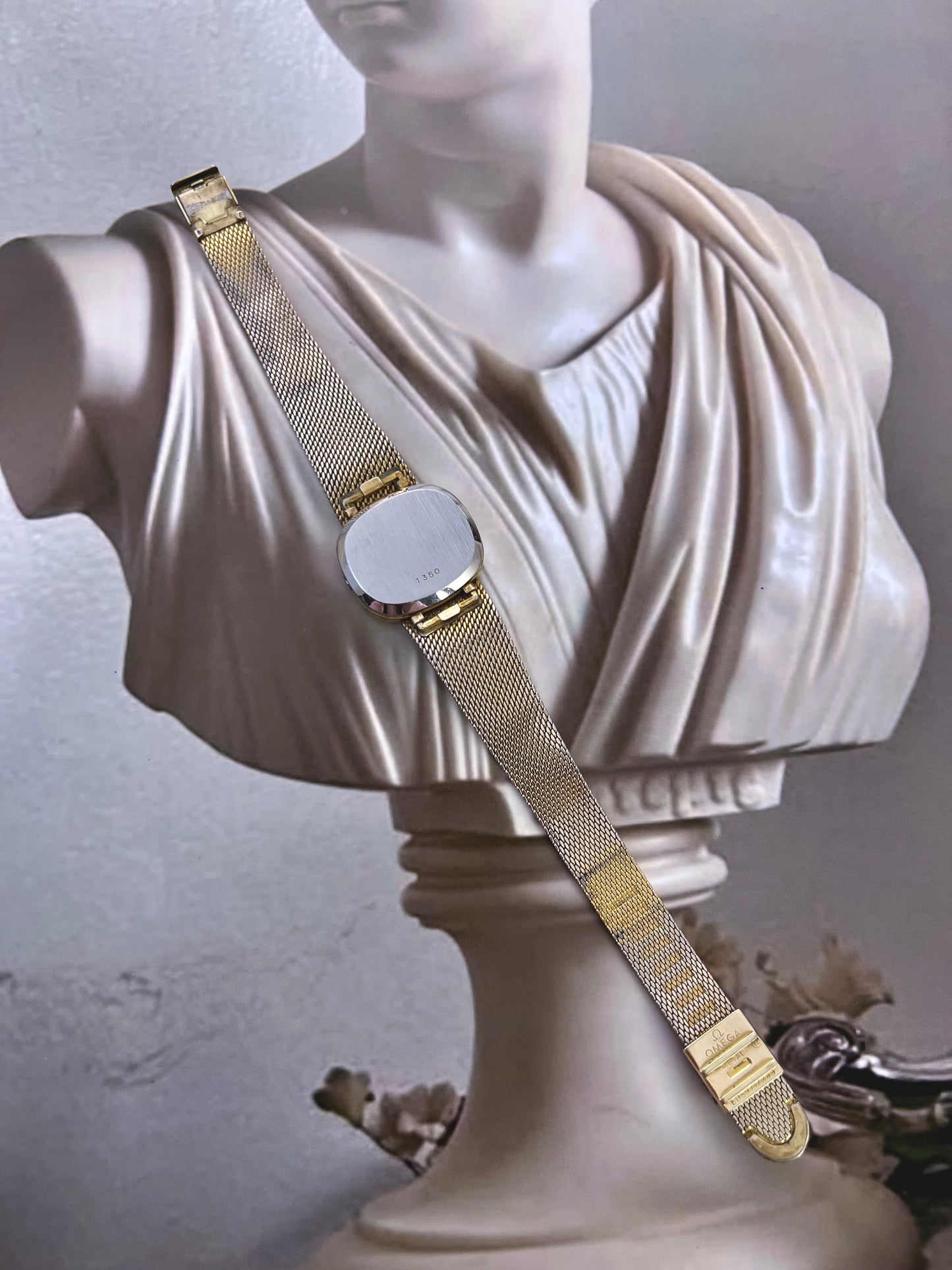 Omega De Ville Gold Mesh Women’s Watch