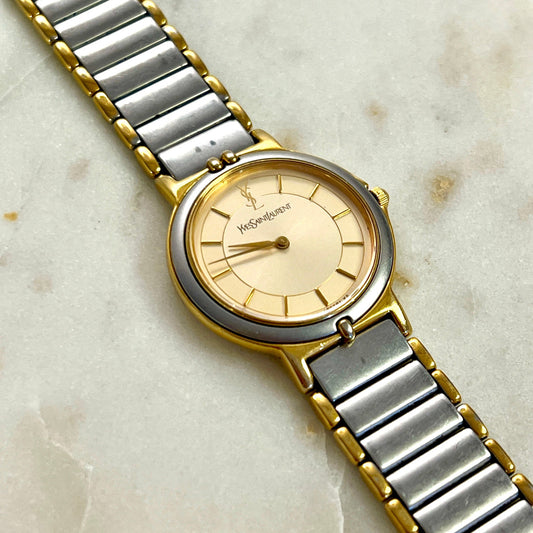 YSL Two Tone Classic Ladies Watch