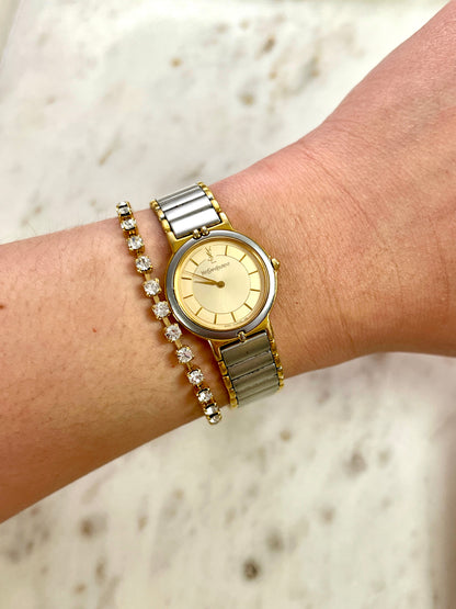 YSL Two Tone Classic Ladies Watch