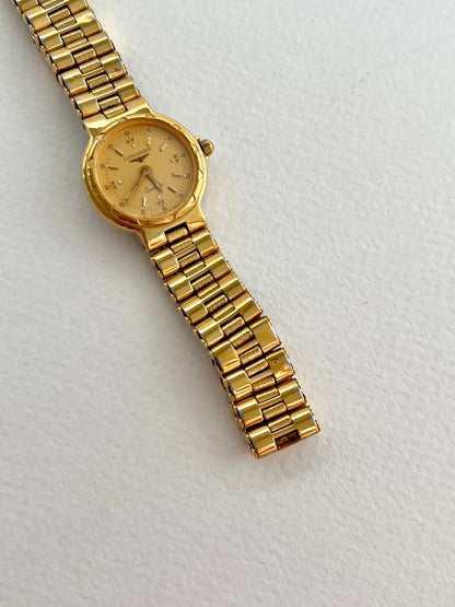 Longines Conquest Woman's Watch in Gold with Champagne Dial