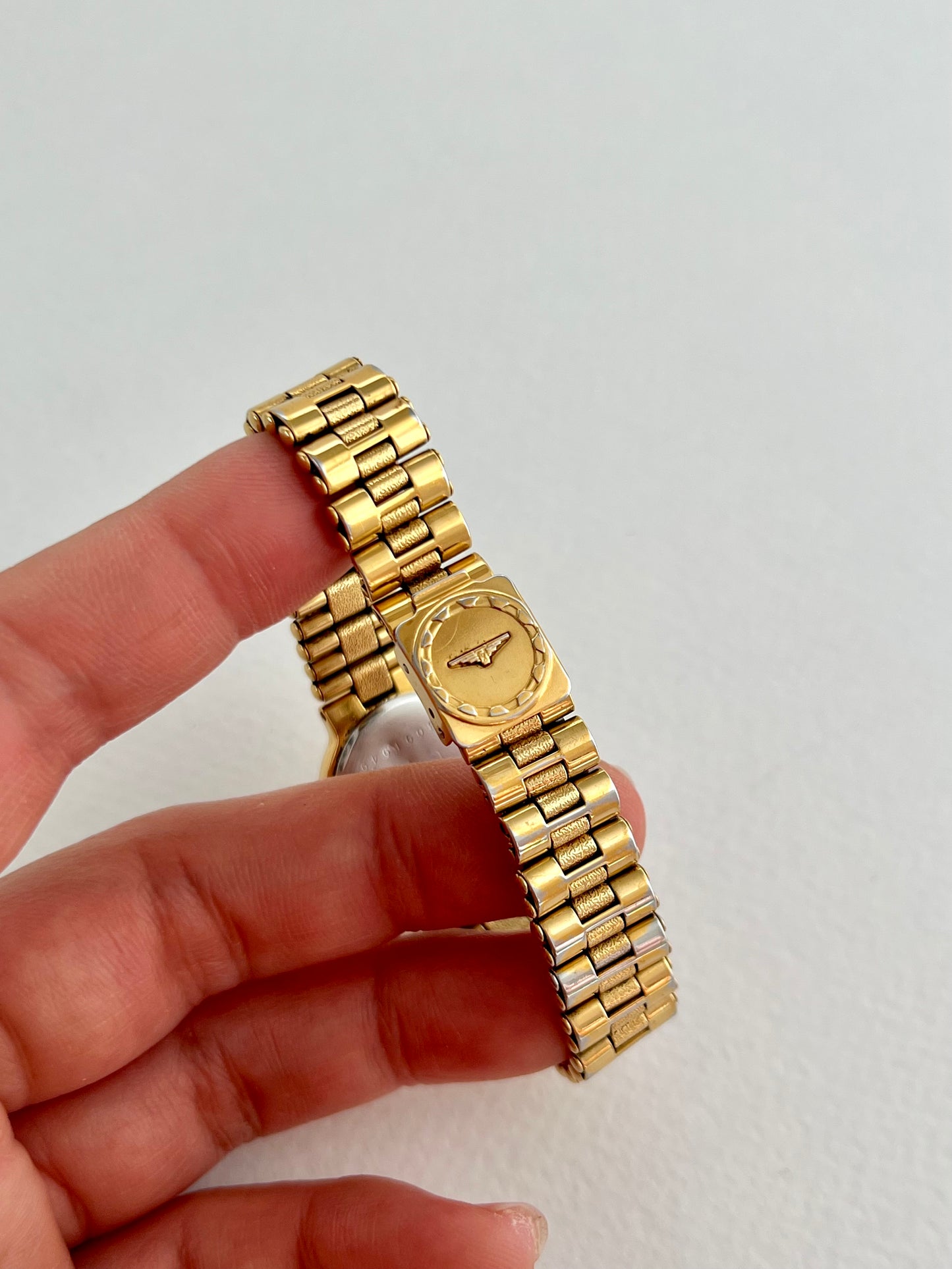 Longines Conquest Woman's Watch in Gold with Champagne Dial