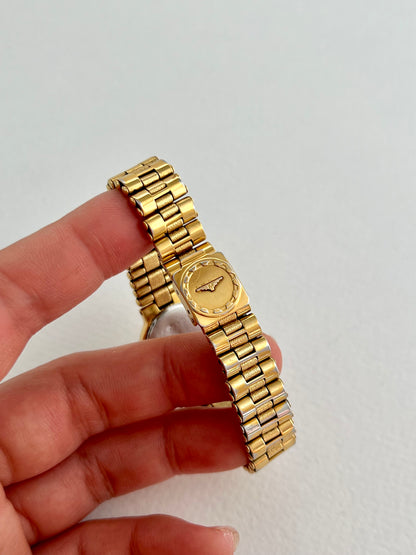 Longines Conquest Woman's Watch in Gold with Champagne Dial