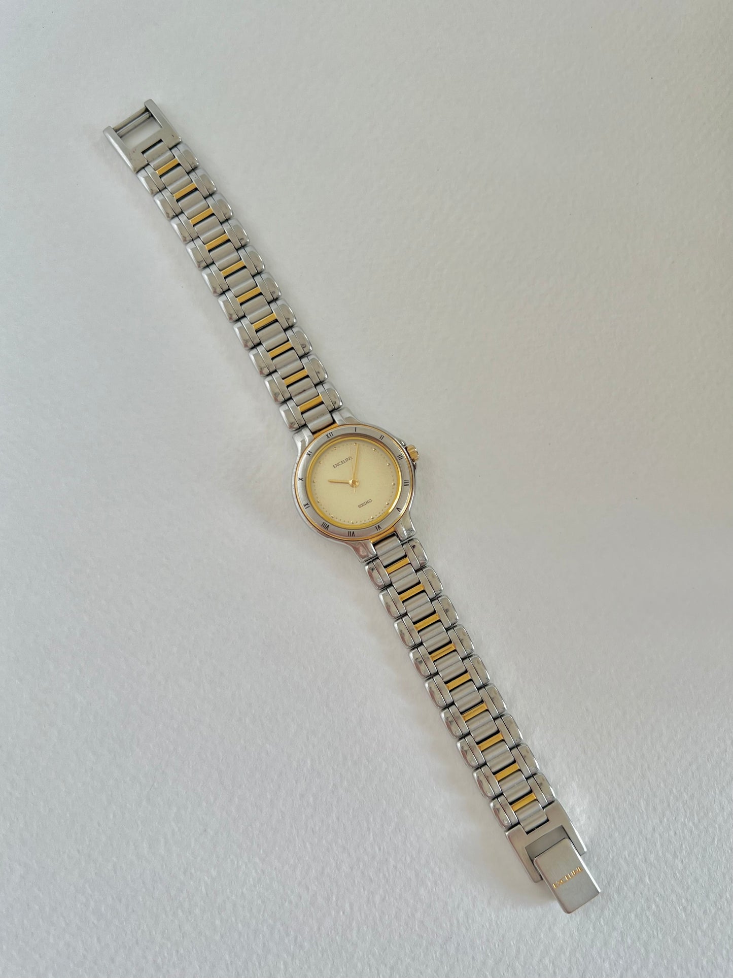 Seiko Exceline Roman Bezel Womens Watch