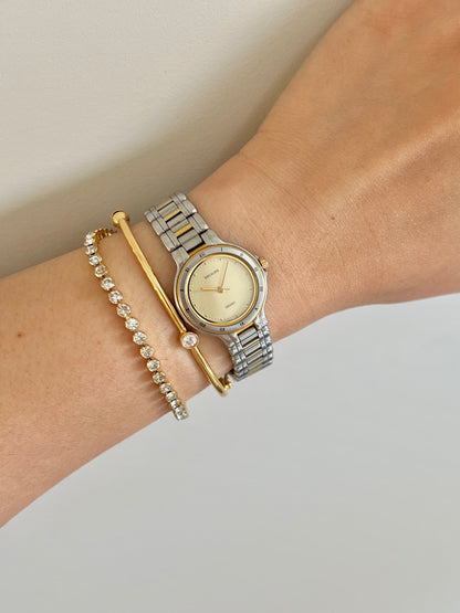 Seiko Exceline Roman Bezel Womens Watch