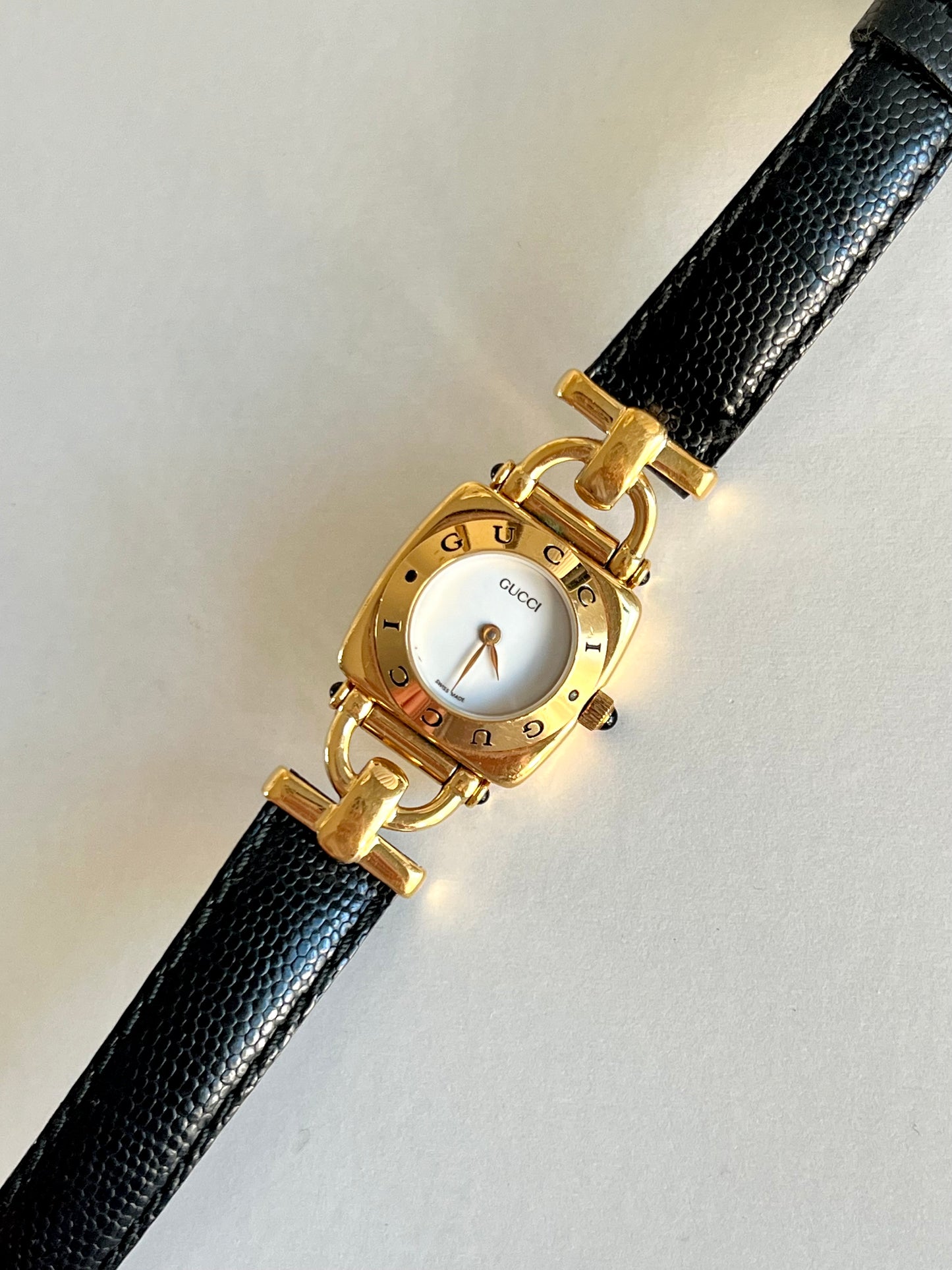 Gucci Horsebit Women's Watch White Dial 6300L