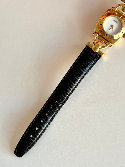 Gucci Horsebit Women's Watch White Dial 6300L