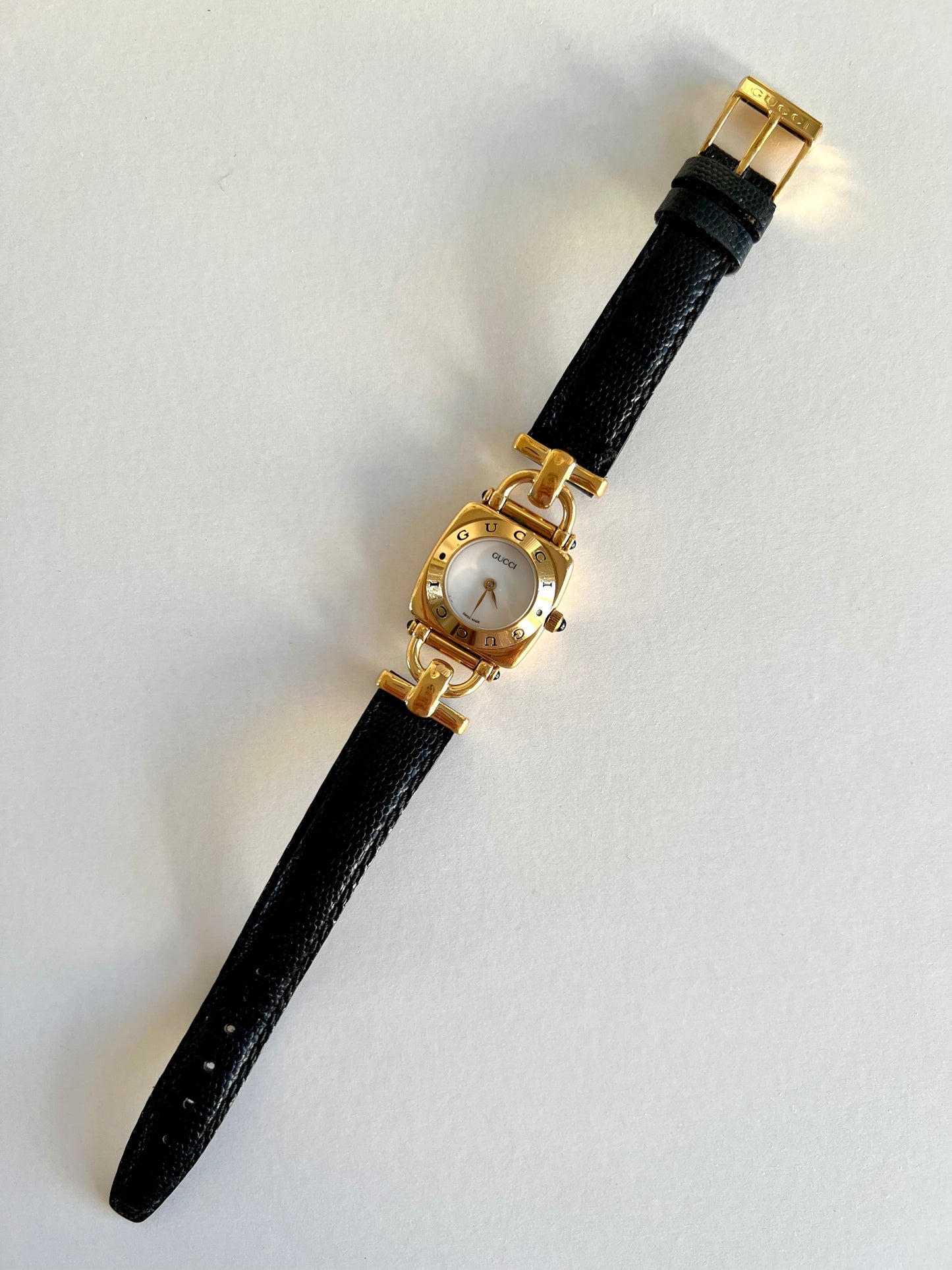 Gucci Horsebit Women's Watch White Dial 6300L