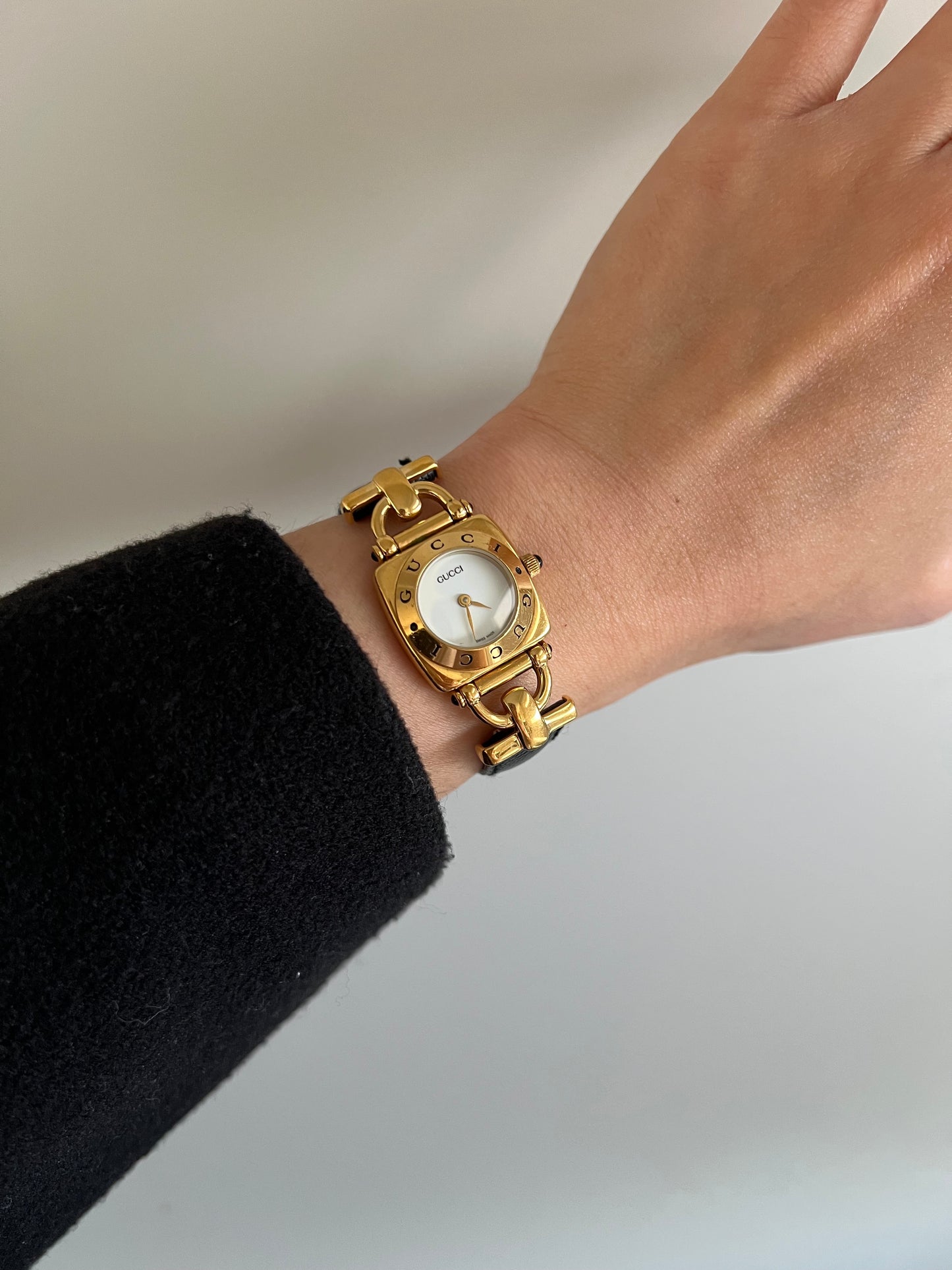 Gucci Horsebit Women's Watch White Dial 6300L