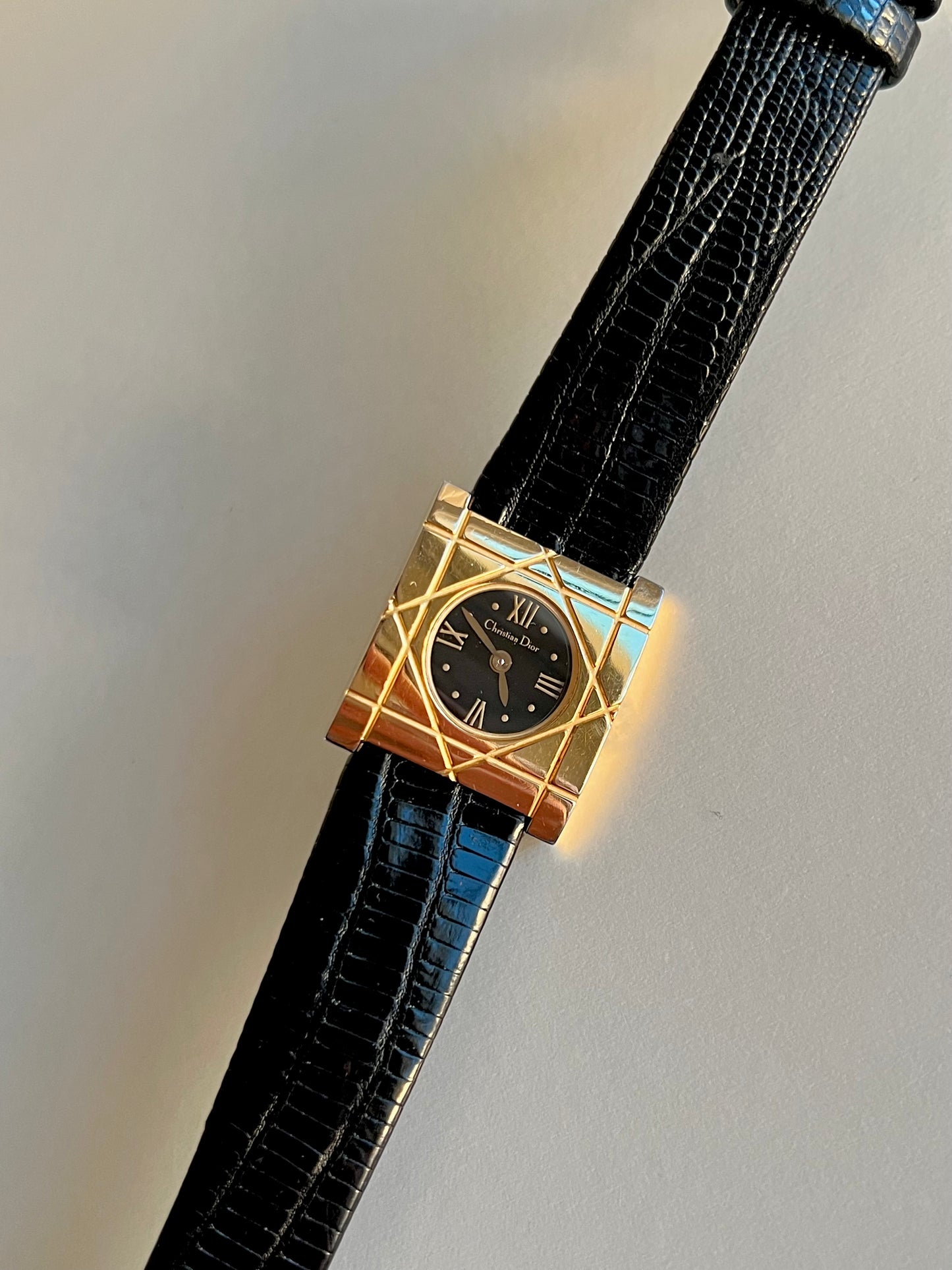 Christian Dior Cannage Gold Women’s Watch