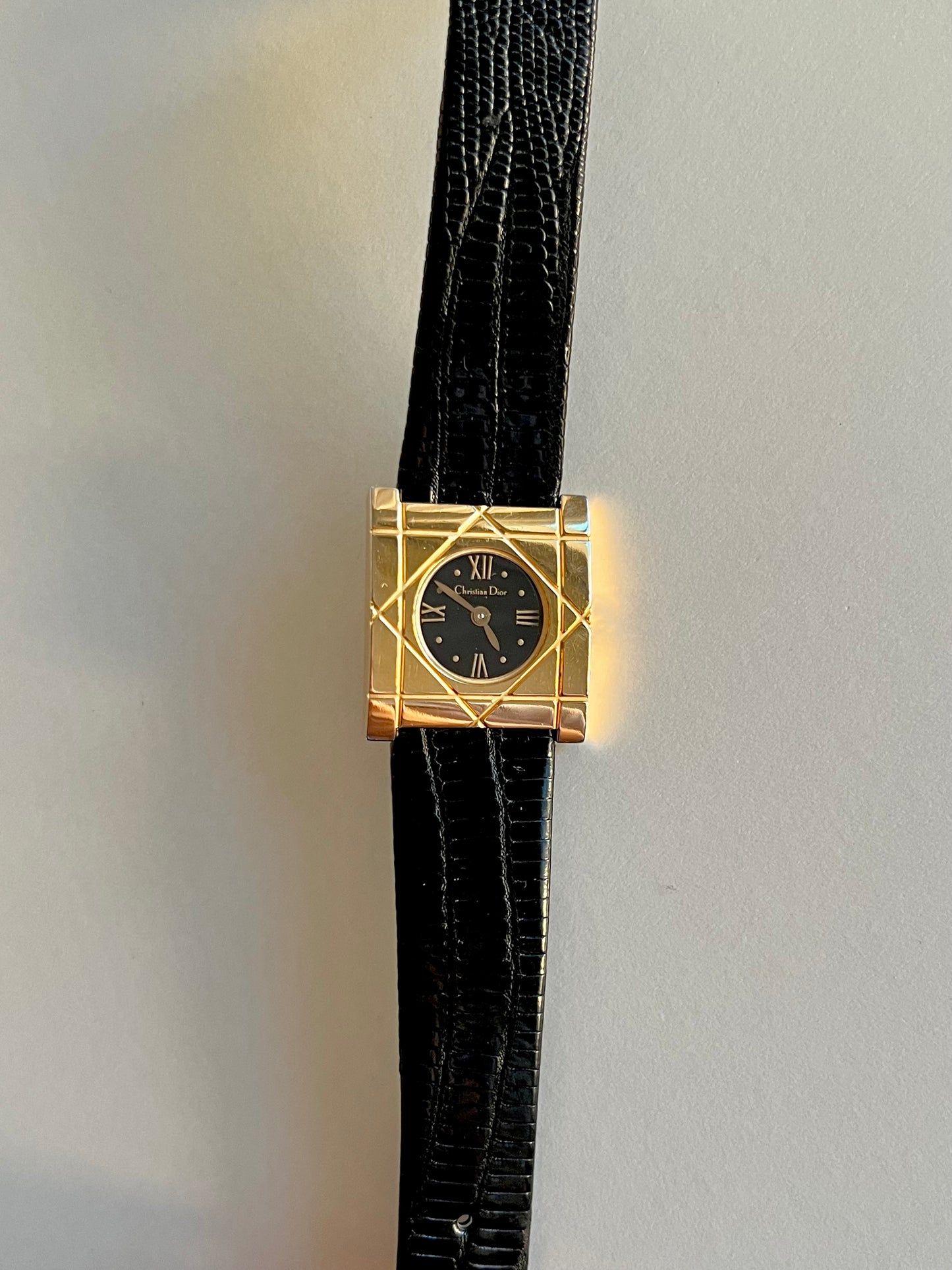 Christian Dior Cannage Gold Women’s Watch
