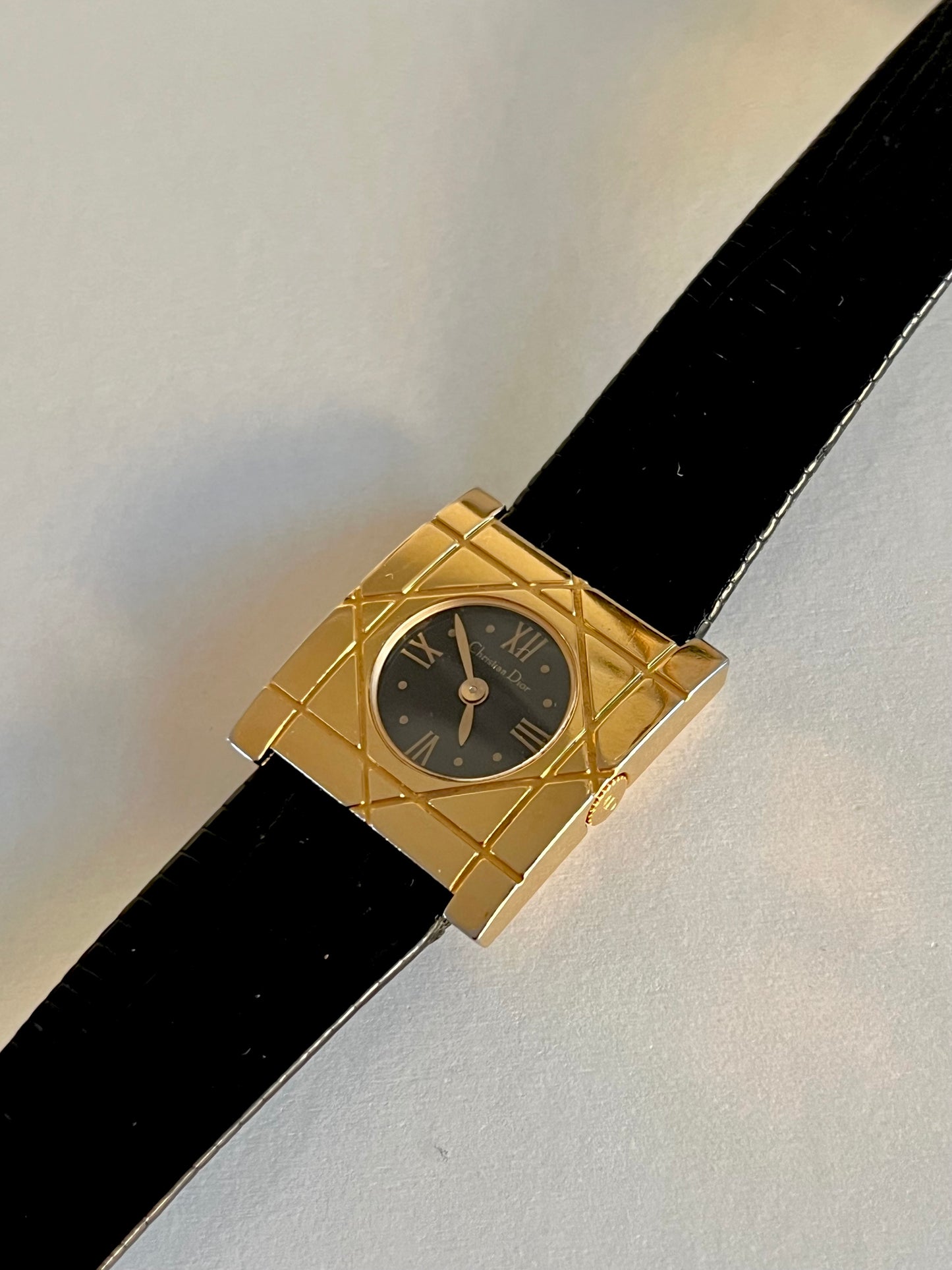 Christian Dior Cannage Gold Women’s Watch