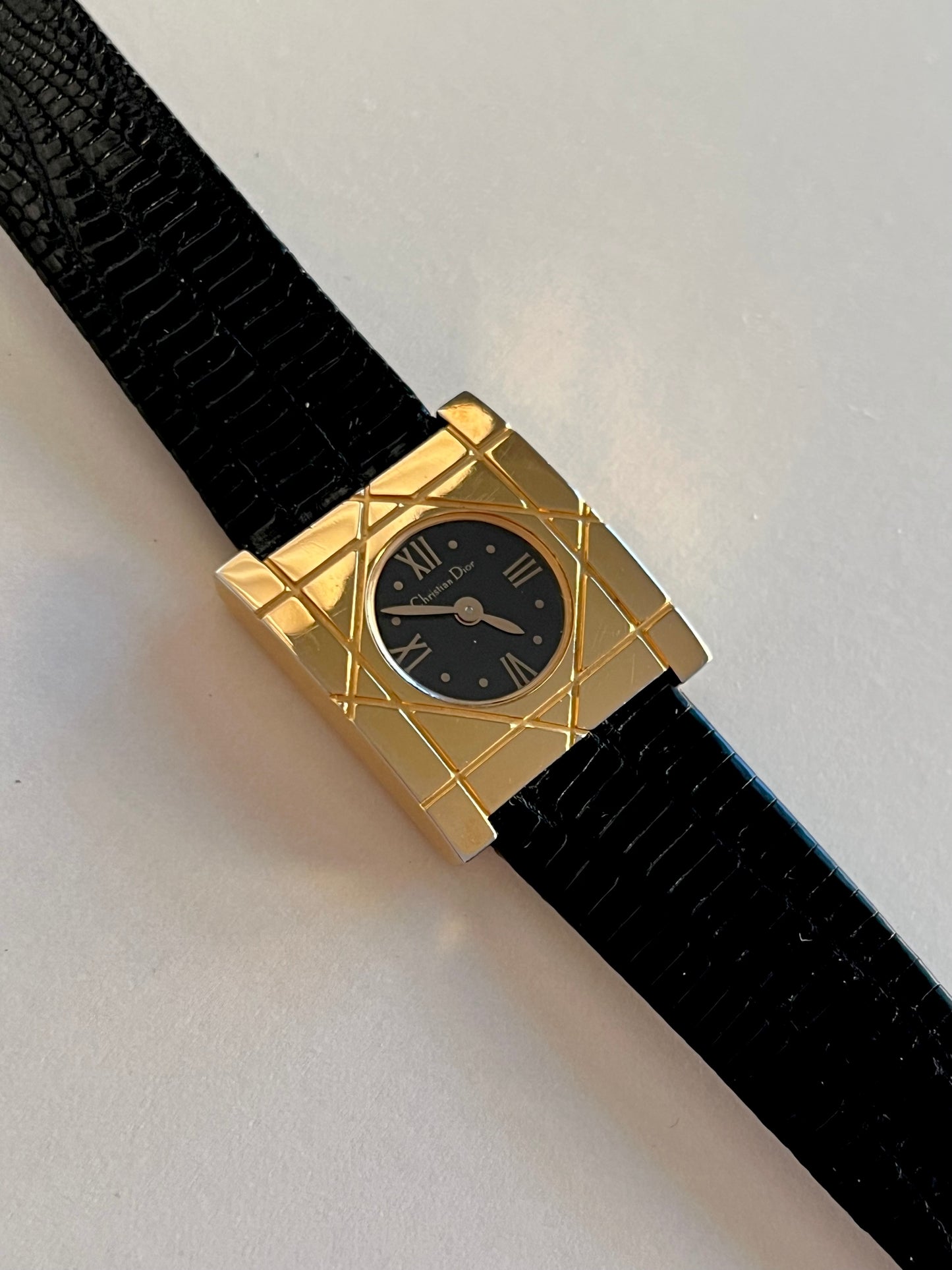 Christian Dior Cannage Gold Women’s Watch