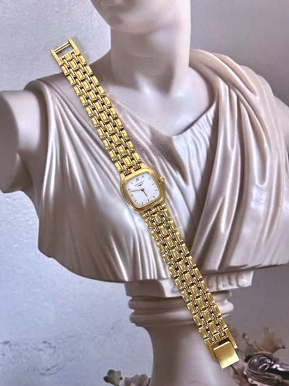 Longines Gold Draped Link Women’s Watch