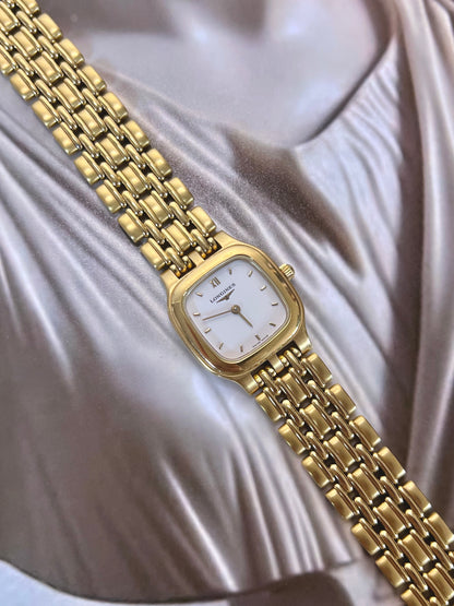 Longines Gold Draped Link Women’s Watch