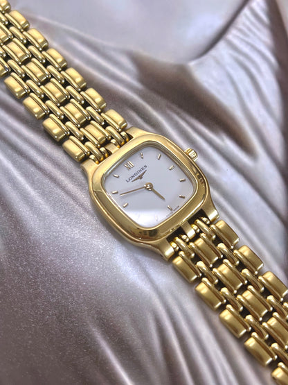 Longines Gold Draped Link Women’s Watch