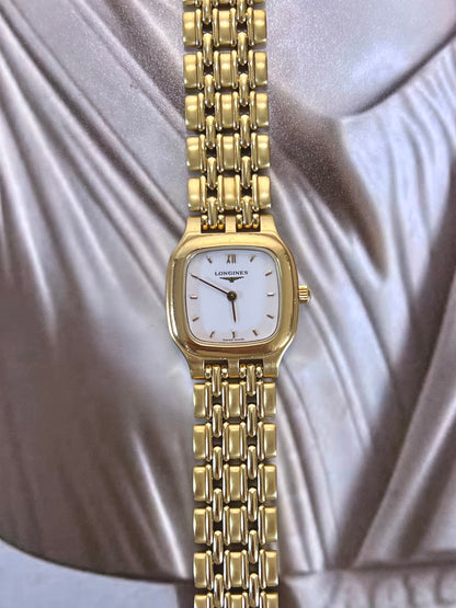 Longines Gold Draped Link Women’s Watch