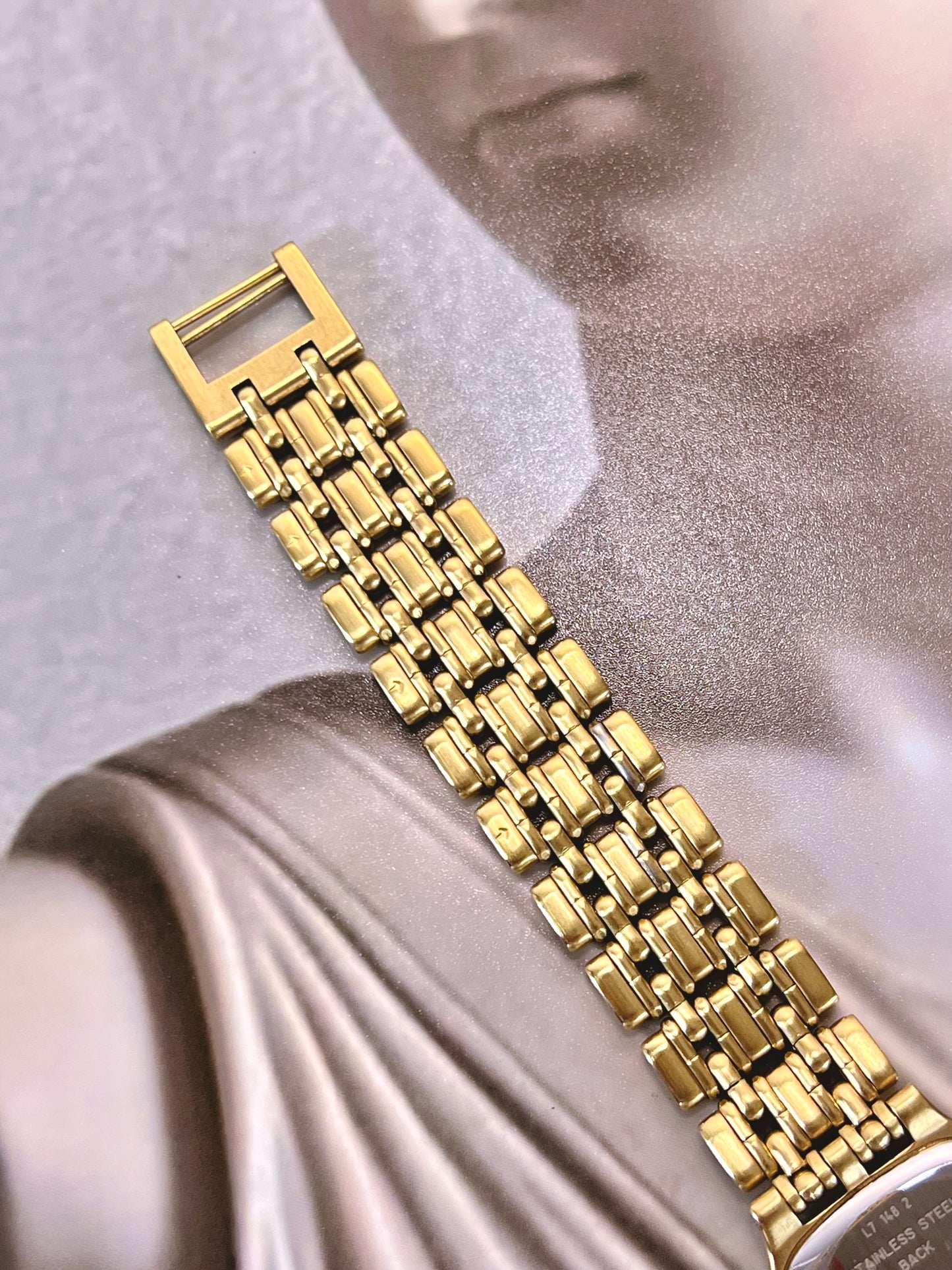 Longines Gold Draped Link Women’s Watch