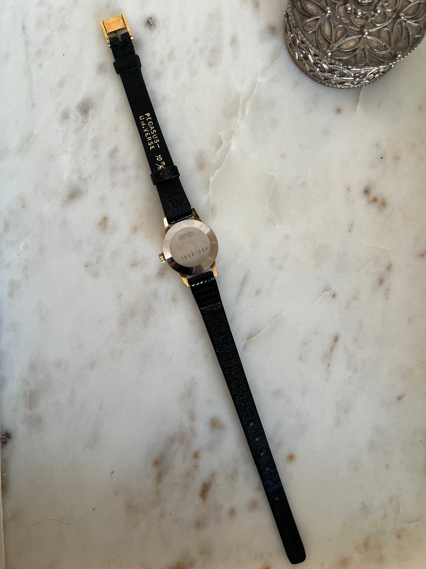 Longines Gold Tone Round Women's Watch with Golden Dial