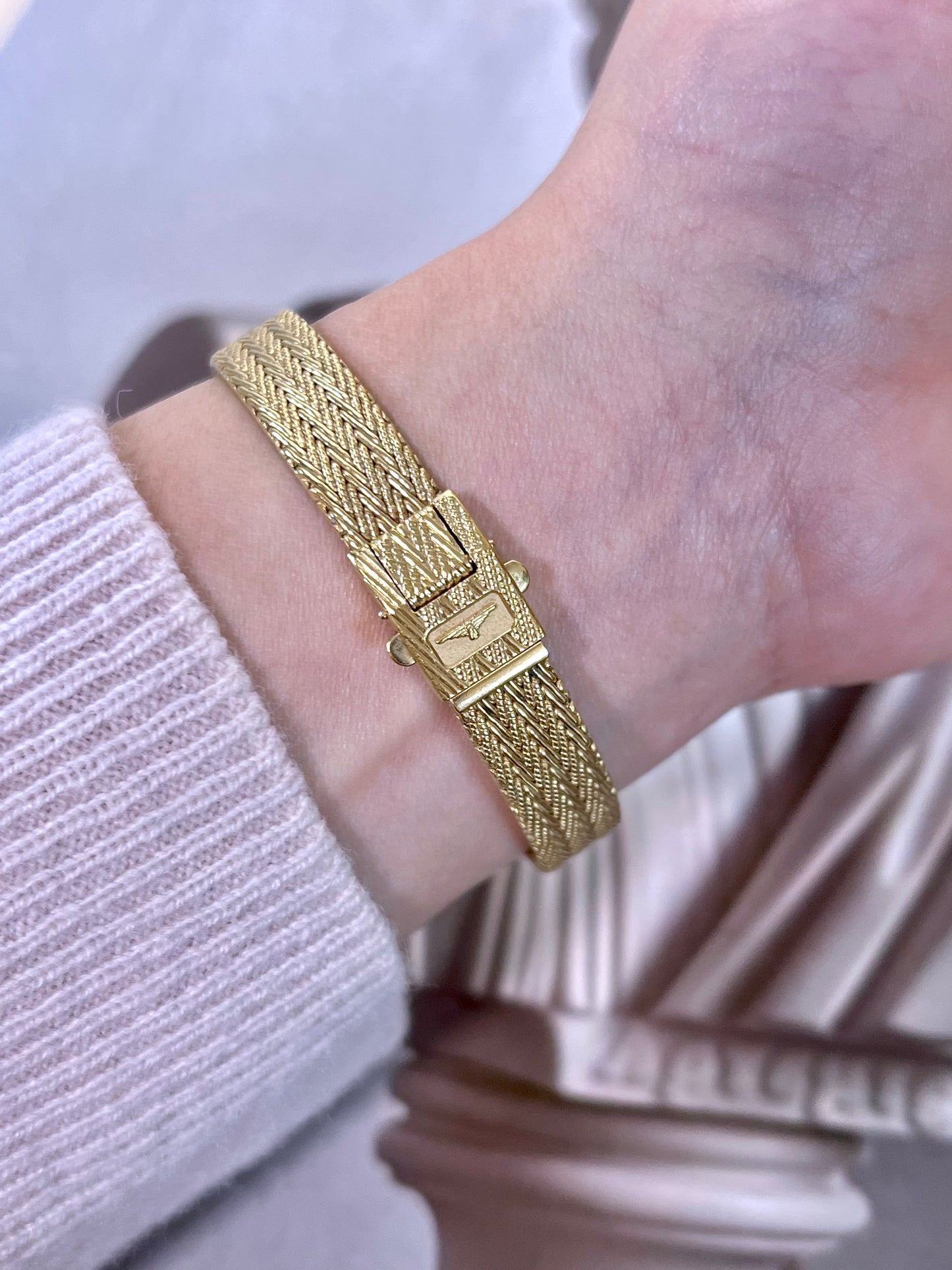 Longines Cushion Gold Braid Women’s Watch