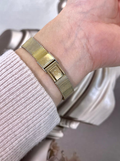 Omega De Ville Gold Mesh Women’s Watch