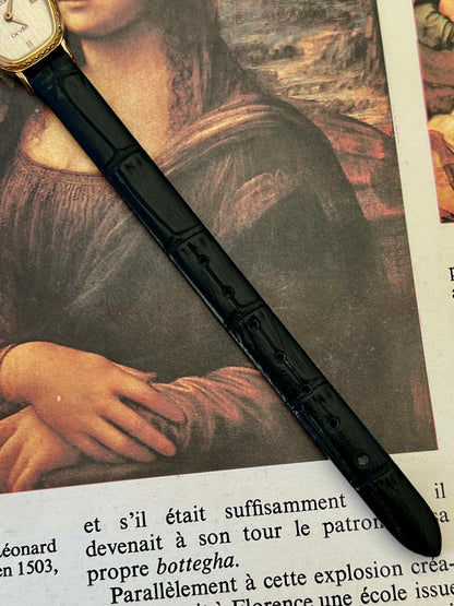 Omega De Ville Ladies Gold Tonneau Watch