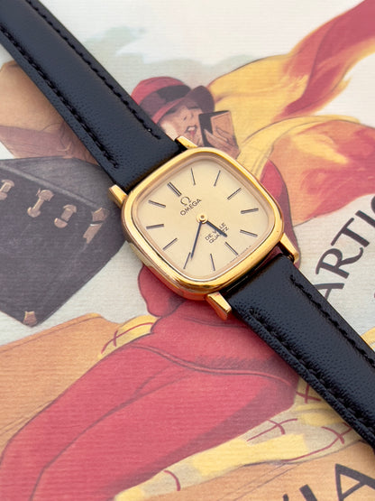 Omega De Ville Gold Square Woman's Watch