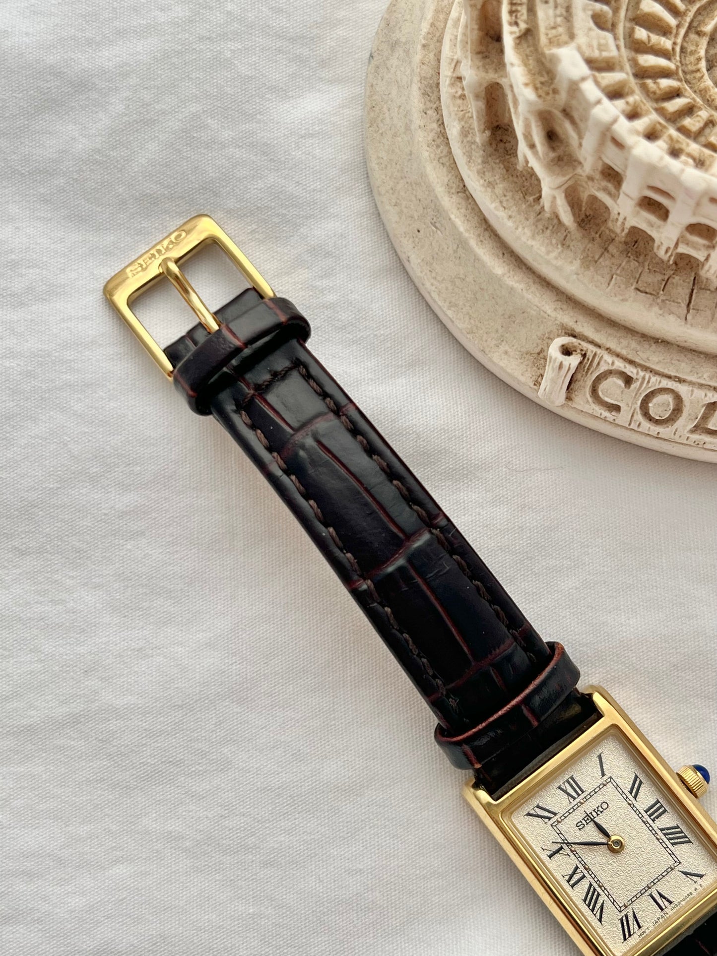 Seiko x Nano Universe Special Edition Gold Tank Roman Dial Women’s Watch