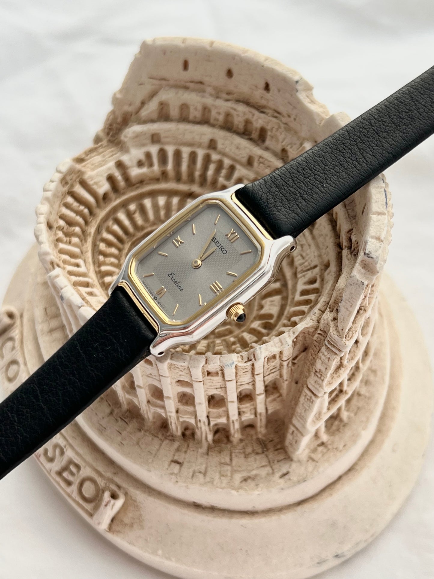 Seiko Exceline Silver Textured Dial Women’s Watch