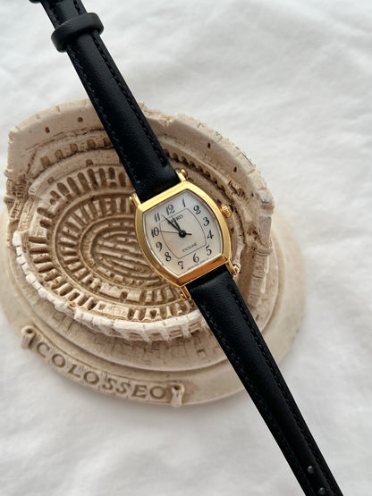 Seiko Exceline Mother of Pearl Tonneau Women’s Watch
