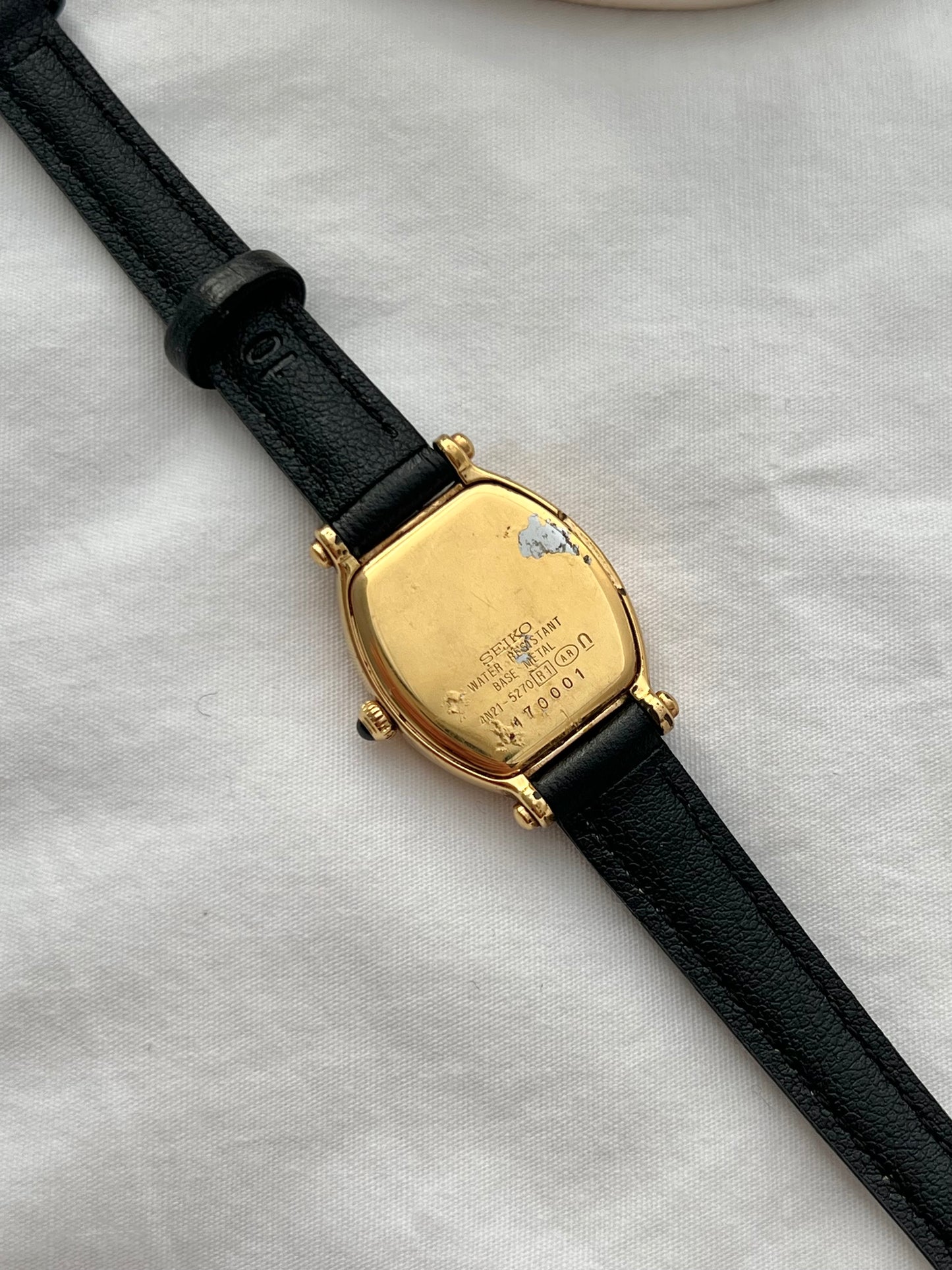 Seiko Exceline Mother of Pearl Tonneau Women’s Watch