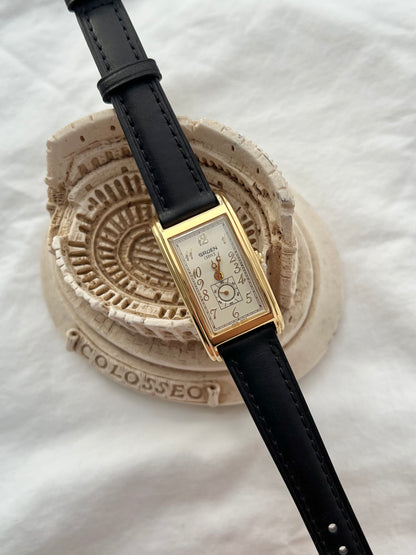 Gruen Curvex Gold Rectangular Small Seconds Women’s Watch