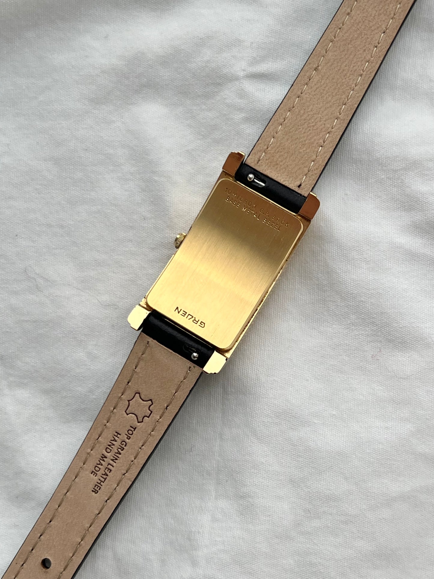 Gruen Curvex Gold Rectangular Small Seconds Women’s Watch