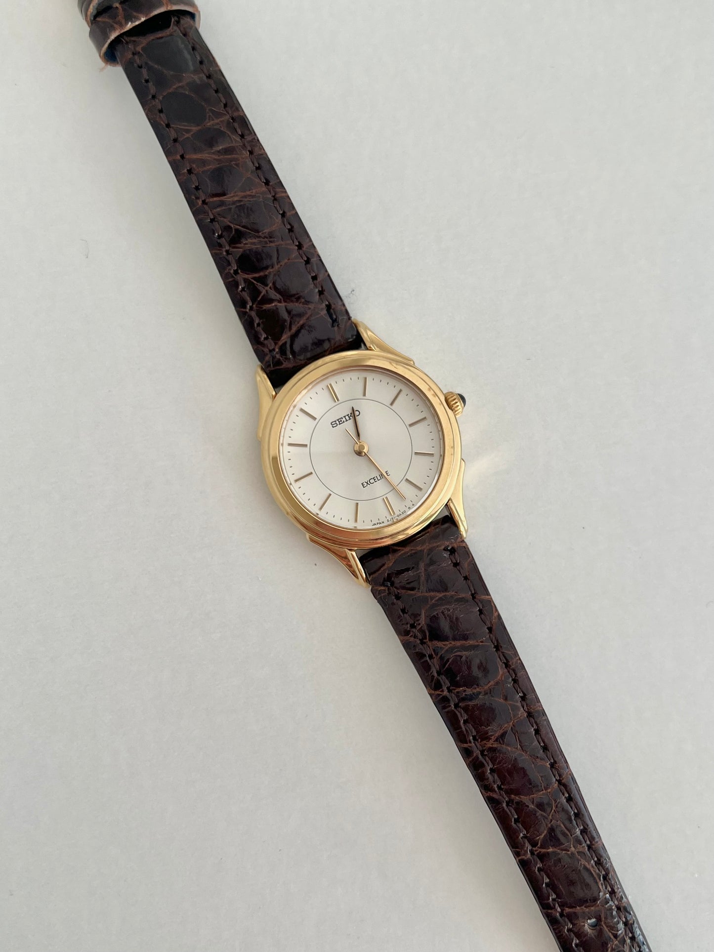 Seiko Exceline Gold Round Women’s Watch