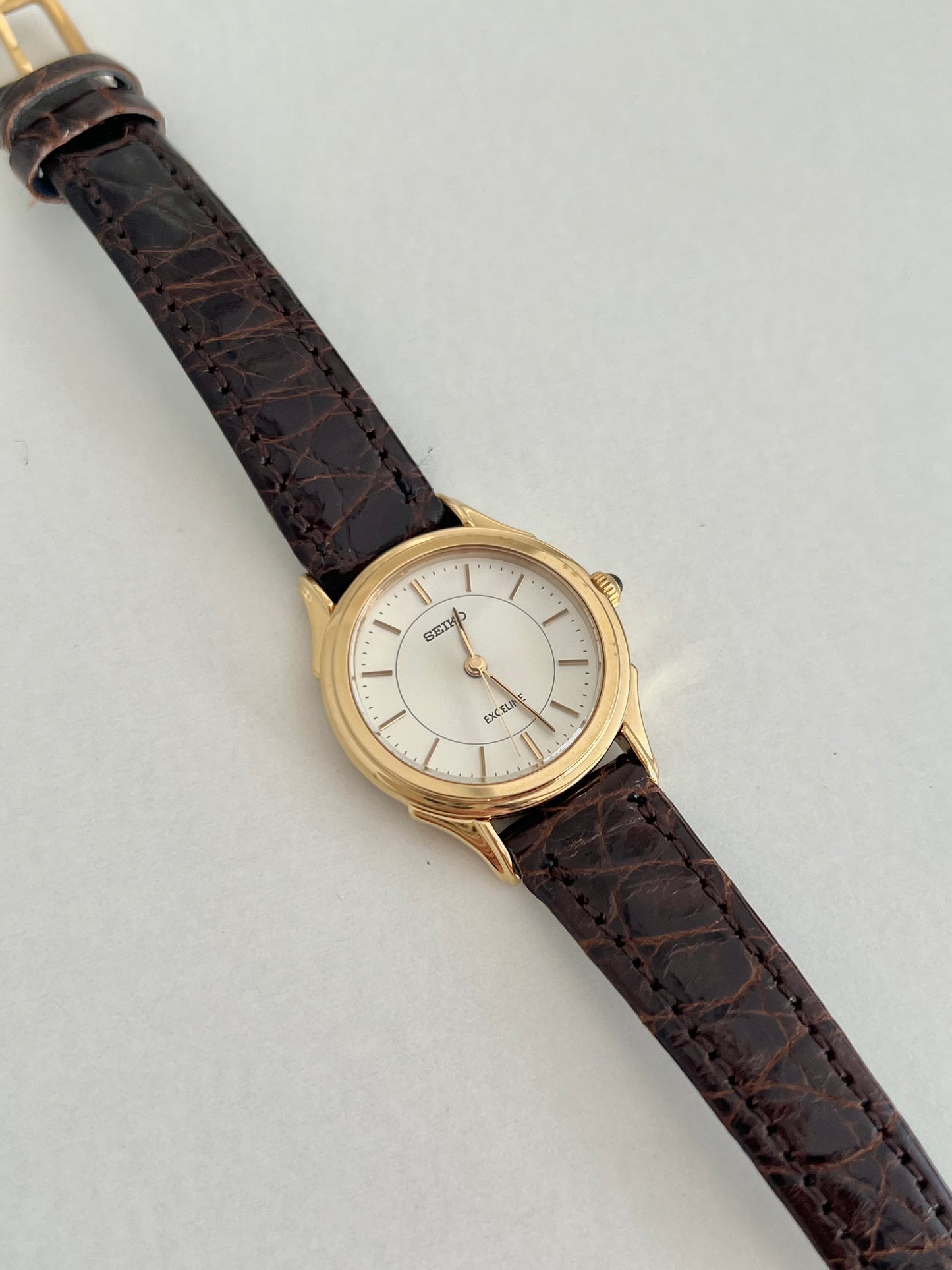 Seiko Exceline Gold Round Women’s Watch
