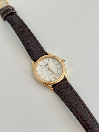 Seiko Exceline Gold Round Women’s Watch